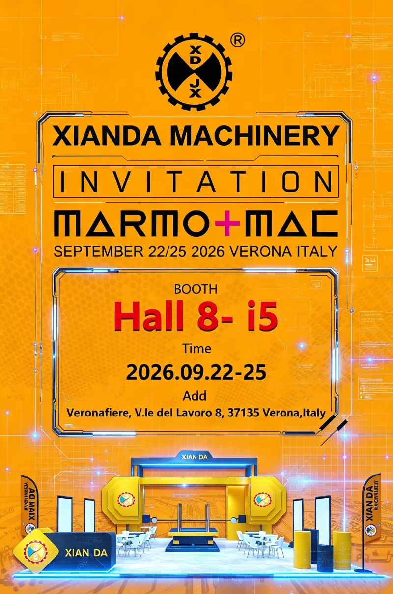 XIANDA MACHINERY a Marmomac 2026-ban